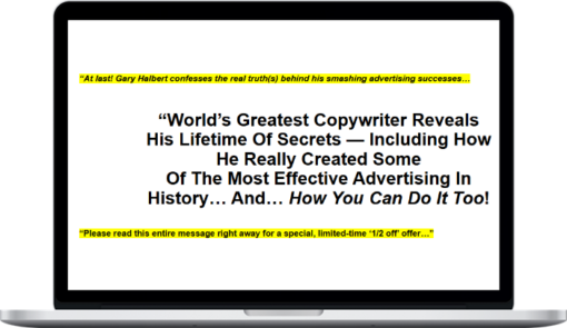 Gary Halbert – Last Seminar