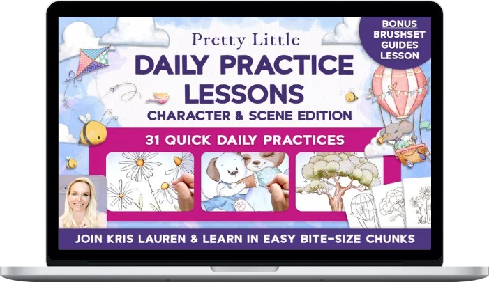 Kris Lauren – Pretty Little Daily Practice Lessons – Character & Scene Edition